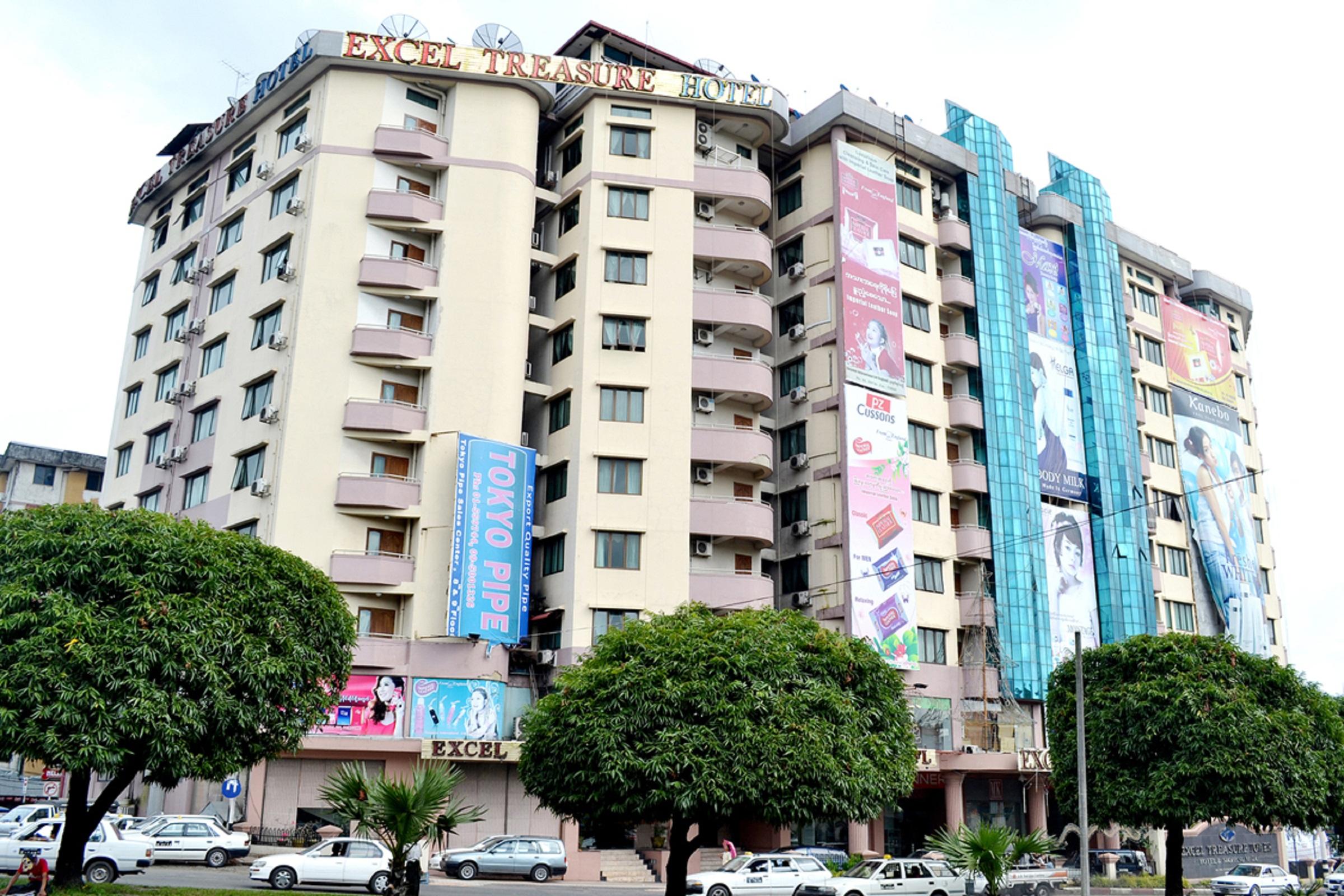 Excel Treasure Hotel Yangon Exterior foto
